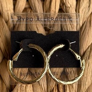 Gold Hoop Earrings